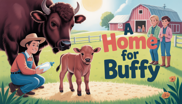 A Home for Buffy Children’s Friendship Story Illustration